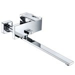 Смеситель для ванны WasserKraft Alme хром однорычажный с длинным изливом без лейки (1502L)