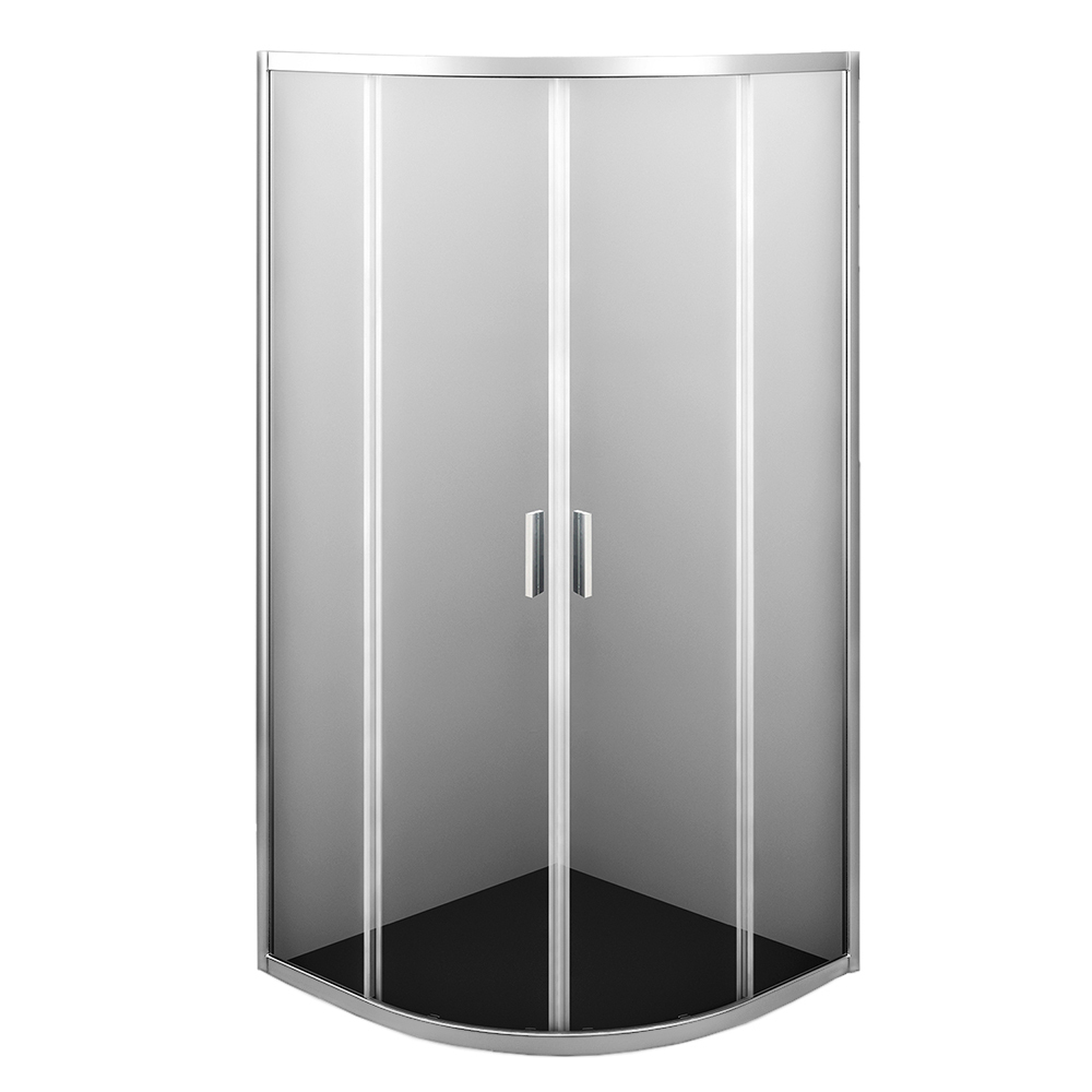 original-10233.jpg Душевой уголок WasserKraft Lippe 45S хром 80х80х185 см полукруг стекло прозрачное 6 мм (45S00) — изображение 1