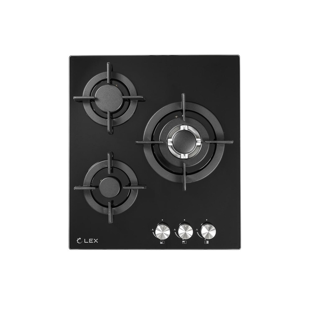 original-1027.jpg Варочная панель газовая Lex GVG 430 3 конфорки черная — изображение 1