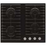 Варочная панель газовая Krona Hagel 60 BL 4 конфорки черная