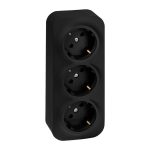 Выключатель Legrand Quteo одноклавишный накладной черный (782471)