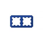 Рамка Systeme Electric AtlasDesign Antique двухместная аквамарин (ATN101102)