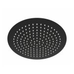 Лейка для верхнего душа WasserKraft d300 мм металл черный (A160)