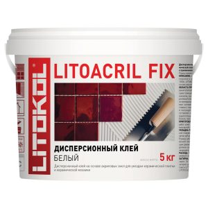 Клей для плитки Litokol Litoacril Fix готовый 5 кг
