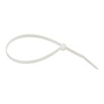 Стяжка кабельная EKF Basic 400х4,8 мм нейлоновая белая (100 шт.) (plc-c-4.8x400)