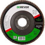 Круг лепестковый по металлу/древесине Debever 115х22,2 мм P40 (FDC 115A 40 72F)