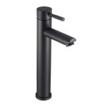 Смеситель для раковины высокий Corsa Deco AS черный однорычажный (FBASLB)