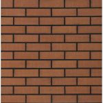 Клинкерная плитка для фасада ЛСР Сириус Декор рельеф (30 шт.= 0,52 кв.м) красная 240х71х13,5 мм