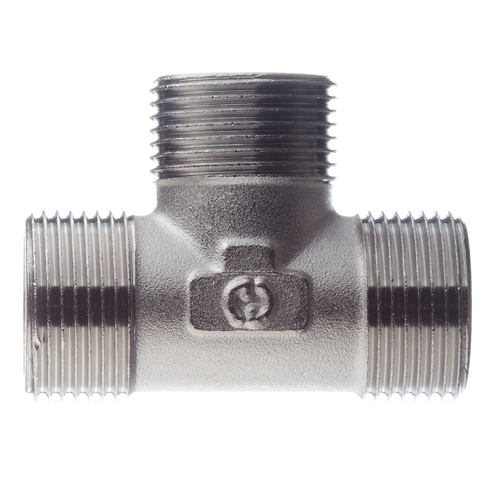 original-11776.jpg Тройник Stout 3/4 НР(ш) х 3/4 НР(ш) х 3/4 НР(ш) латунный (SFT-0018-343434) — изображение 1