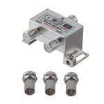 ТВ делитель Rexant 2 F-выхода +3 F-разъема (05-6101)