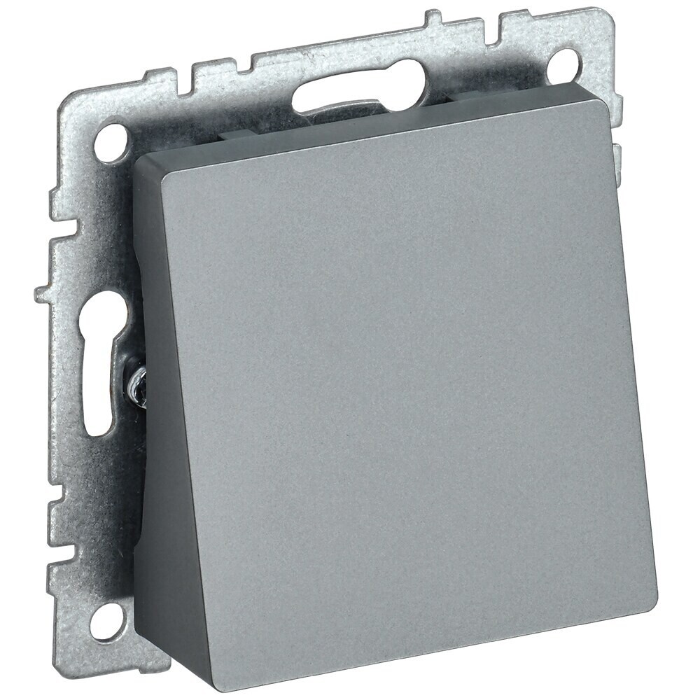 original-12141.jpg Вывод кабеля IEK Brite МВ10-БрС встраиваемый сталь (BR-VK10-0-K46) — изображение 1