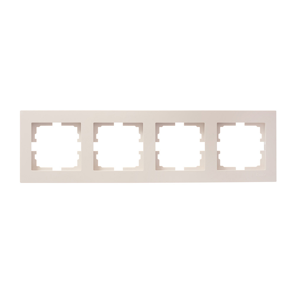 original-12189.jpg Рамка Lezard Vesna четырехместная крем (742-0300-149) — изображение 1