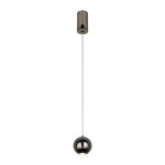 Светильник светодиодный подвесной Elektrostandard Giro 4200К 7 Вт 3 кв.м черный жемчуг IP20 (a055676)