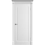 Дверь межкомнатная Норра 1 700х2000 мм эмаль белая глухая с замком и петлями