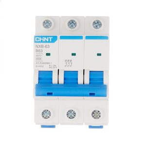 Автоматический выключатель модульный Chint NXB-63 3P 63А тип B 6 кА 400 В (814202)