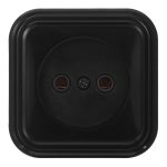 Розетка Svet накладная черная (0215-00061)