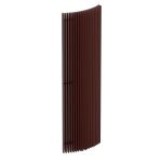 Радиатор стальной Jaga Iguana Arco 50 мм 1 секция 1/2 нижнее подключение 1800х290 мм коричневый