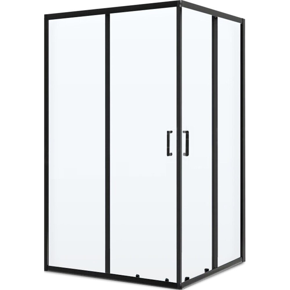 original-12567.jpg Душевой уголок BelBagno Uno черный 120х100х195 см прямоугольник стекло прозрачное 5 мм (UNO-195-AH-2-120/100-C-NERO) — изображение 1