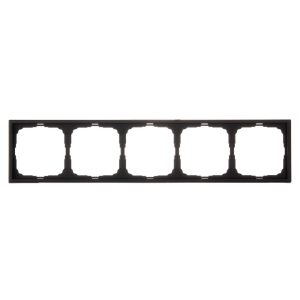 Рамка Systeme Electric ArtGallery пятиместная карбон (GAL001005)