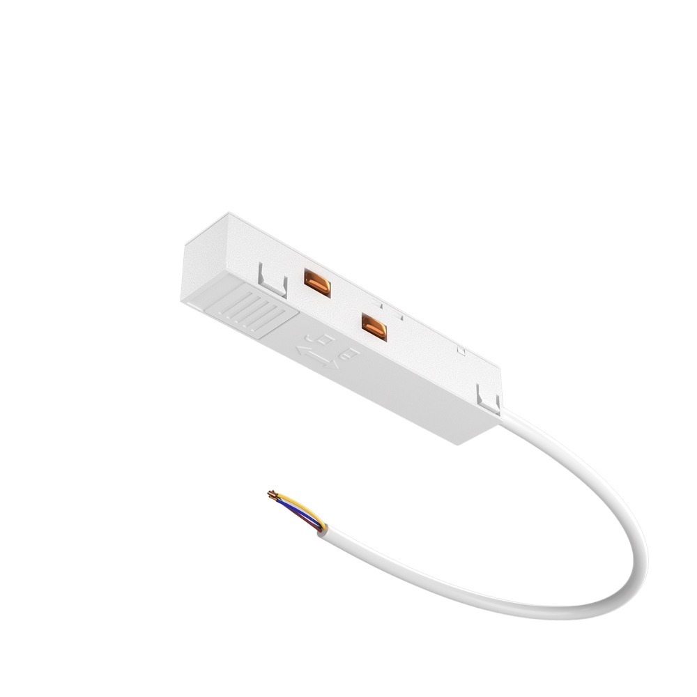 original-12765.jpg Ввод питания для магнитного шинопровода Maytoni Technical Exility белый (TRA034B-42W) — изображение 1