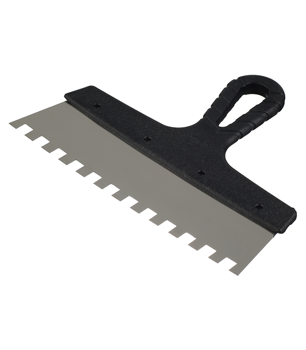 original-12854.jpg Шпатель зубчатый 250х10 мм с пластиковой ручкой (131151) — изображение 1