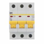 Автоматический выключатель модульный IEK Karat ВА 47-29 3P 25А тип C 4,5 кА 400 В (MVA20-3-025-C)