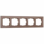 Рамка Werkel Favorit пятиместная латте (a058822)