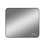 Зеркало с подсветкой прямоугольное 80х70 см с часами Continent Caseiro Led (ЗЛП5053)