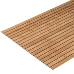 Реечная панель МДФ коричневая 2440x1220x6 мм Стильный Дом 2,98 кв.м (v92728)