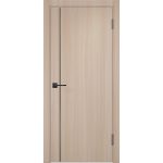 Дверь межкомнатная Милан (Вертикаль) 600х2000 мм финишпленка ясень шимо с декоративной вставкой с замком
