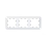 Рамка Systeme Electric AtlasDesign Antique трехместная белая (ATN100103)