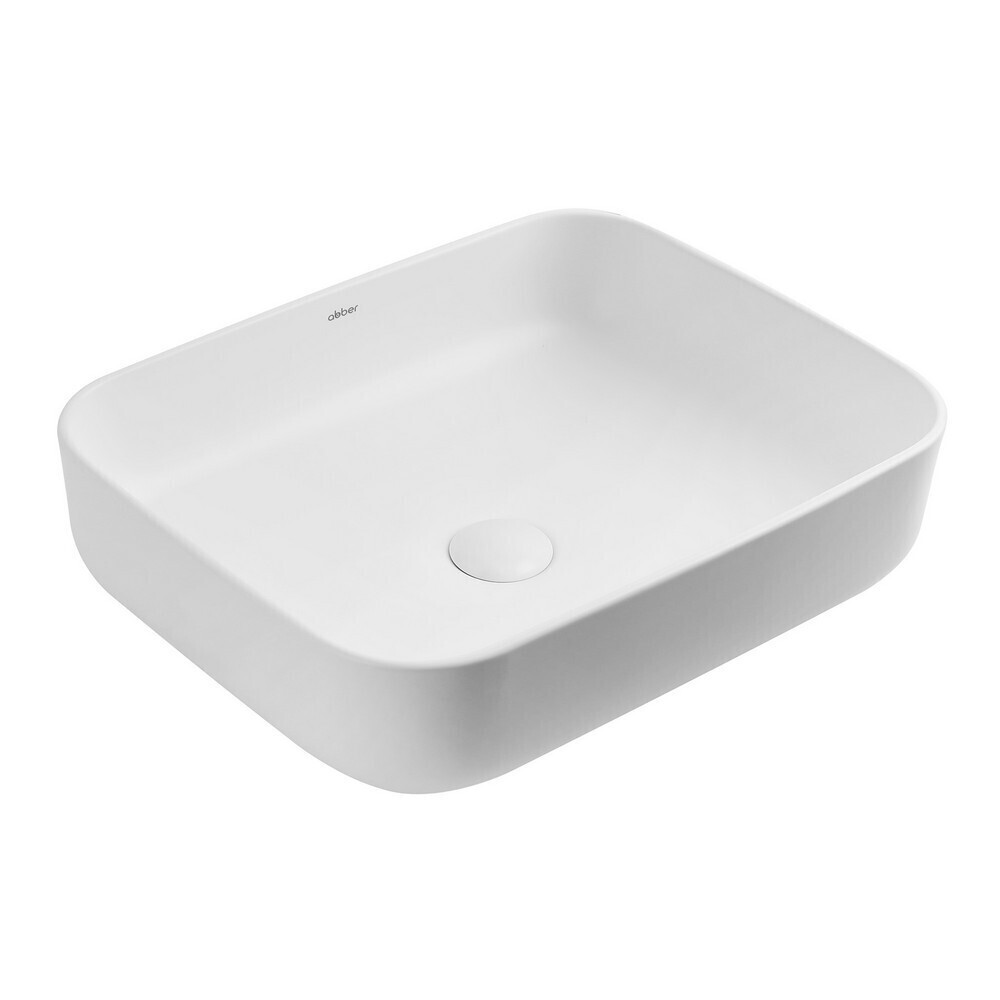 original-14463.jpg Раковина Abber Rechteck 50 см накладная белая матовая (AC2202MW) — изображение 1