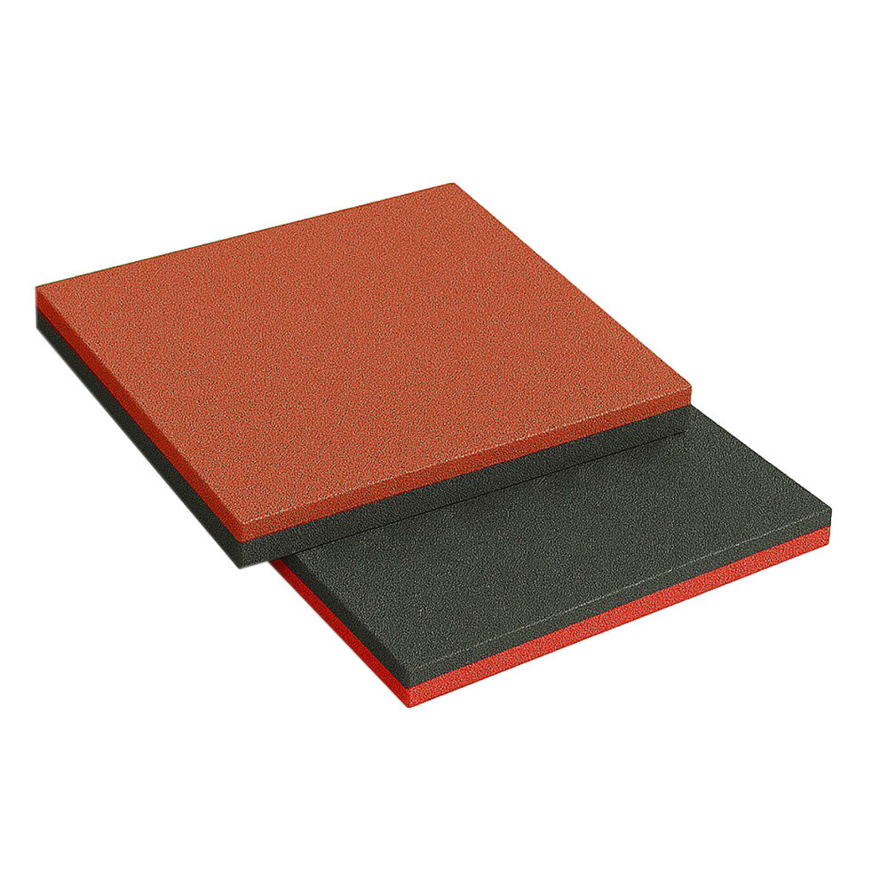 original-14466.jpg Плитка полнотелая резиновая Sporto 500х500х20 мм красная — изображение 1