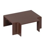 Тройник для кабель-канала EKF 40х25 мм темное дерево (4 шт.) (tchd-40-25x4)