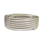 Труба гофрированная Stahlmann 15 мм нержавеющая сталь отожженная (5 м)