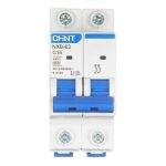 Автоматический выключатель модульный Chint NXB-63 2P 16А тип C 6 кА 400 В (814092)