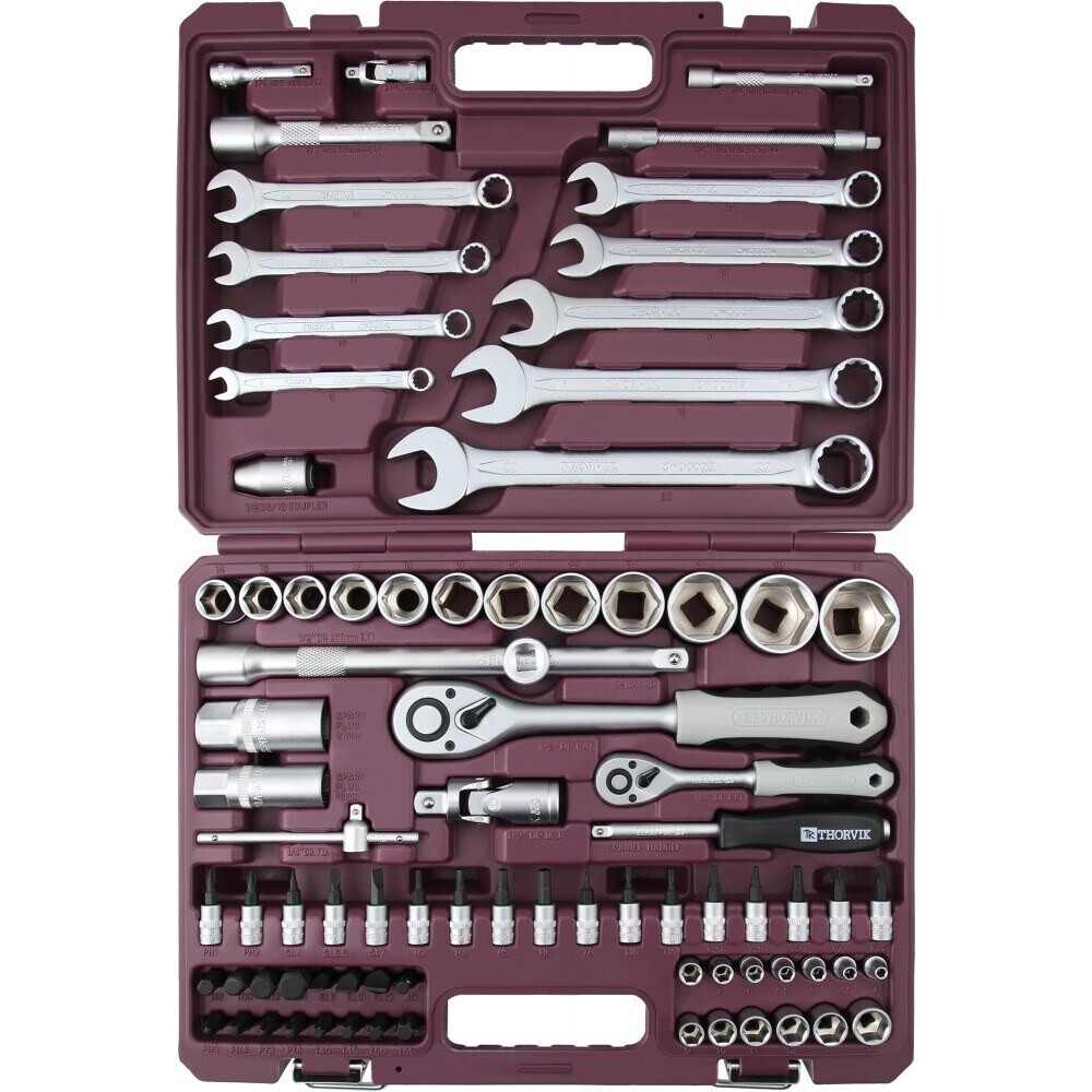 original-1476.jpg Набор инструментов универсальный Thorvik (TS082) (82 шт.) — изображение 1