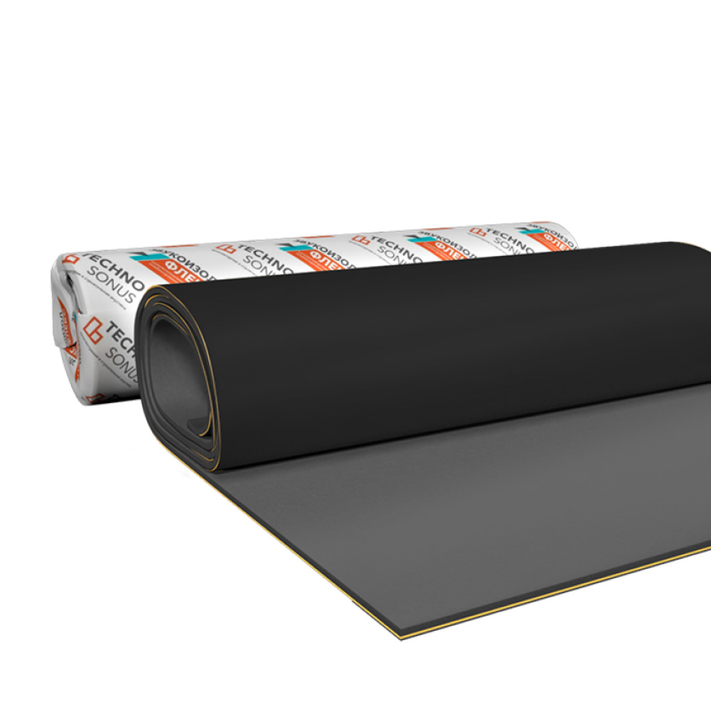 original-14798.jpg Мембрана звукоизоляционная Звукоизол Флекс 12х1000х2500 мм 2,5 кв.м — изображение 1