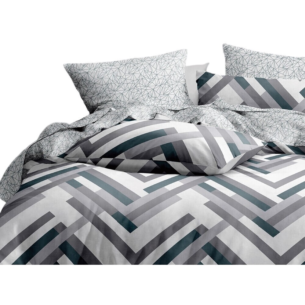 original-14986.jpg Комплект постельного белья 1,5-спальный бязь Trendi серый с простыней 150х215 см — изображение 1