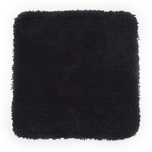 Коврик для ванной черный 57х55 см WasserKraft Kammel (BM-8346)