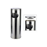 Урна-пепельница G-Teq 18 л нержавеющая сталь хром