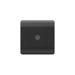 Розетка телевизионная Chint NEW3-E встраиваемая черная (431487)