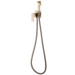 Смеситель с гигиеническим душем встраиваемый Abber Daheim со скрытой частью в комплекте золото (AF8226G)