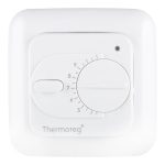 Терморегулятор механический для теплого пола Thermoreg TI-200 белый