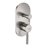 Смеситель для душа встраиваемый WasserKraft Wern однорычажный никель (4241)