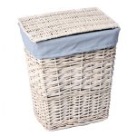 Корзина для белья WasserKraft Lippe 360х240х420 мм 34,6 л белая (WB-450-S)