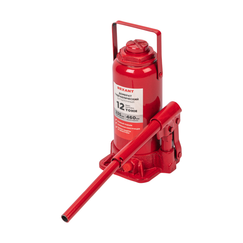 original-16160.jpg Домкрат гидравлический бутылочный 12 т Rexant (80-0614) — изображение 1