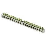 Шина нулевая без изолятора EKF PROxima PEN 6х9 мм 20 отверстий крепеж по центру (10 шт.) (sn1-63-20)