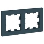 Рамка Systeme Electric AtlasDesign двухместная изумруд (ATN000802)