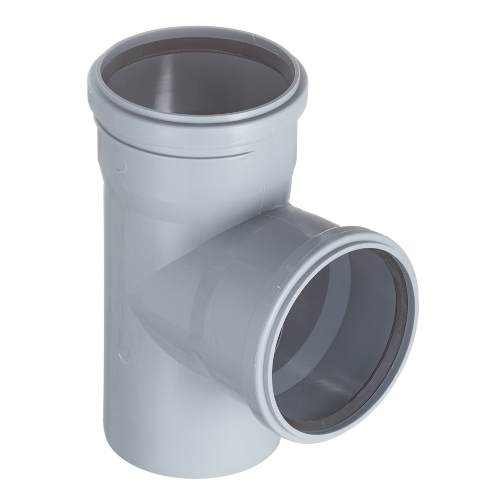 original-16445.jpg Тройник Valfex d110 мм 87° пластиковый для внутренней канализации (24110110) — изображение 1